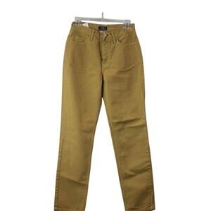 NWT Vintage Guess Jeans Sz. 26/27 High Waist Straight Leg Denim Tan Fall Style